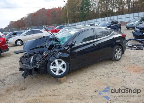 2016 Hyundai Elantra Value Edition z USA, uszkodzony, nr VIN 5NPDH4AE8GH788826